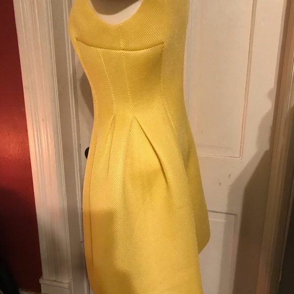 Calvin Klein casual yellow dress, size: 6 - Picture 12 of 17